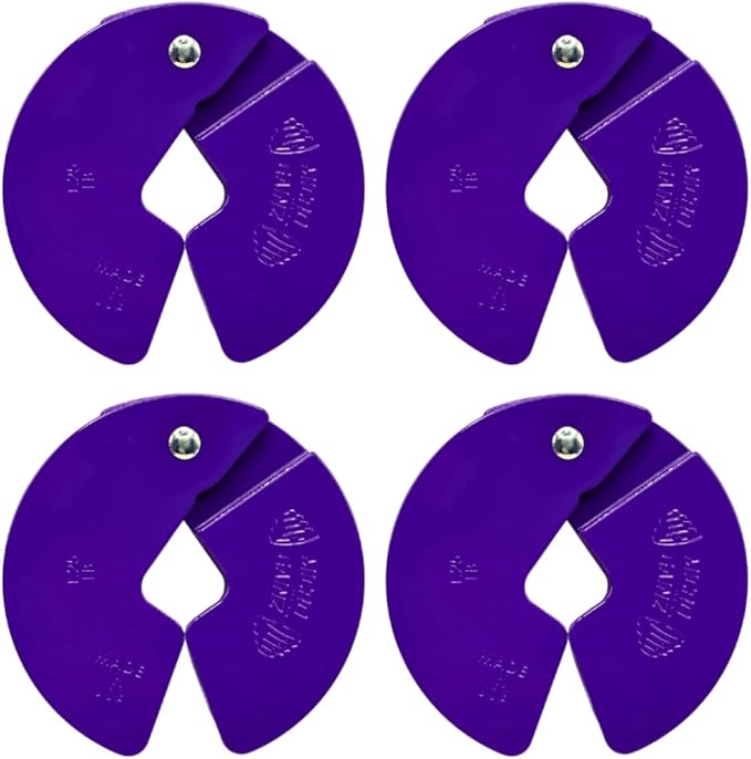 Micro Gainz Dumbbell Fractional 1.25lb Weight Plate, Ideal for Micro Loading, (Choose Color) 4 Piece Fractional Weight Plates, Designed for Dumbbell Training, Made In USA