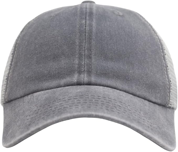 Comfy Vintage Trucker Baseball Hat- M/L/XL/XXL Women Men Unstructured Washed Dad Cap | Snapback | Soft Crown | Soft Mesh