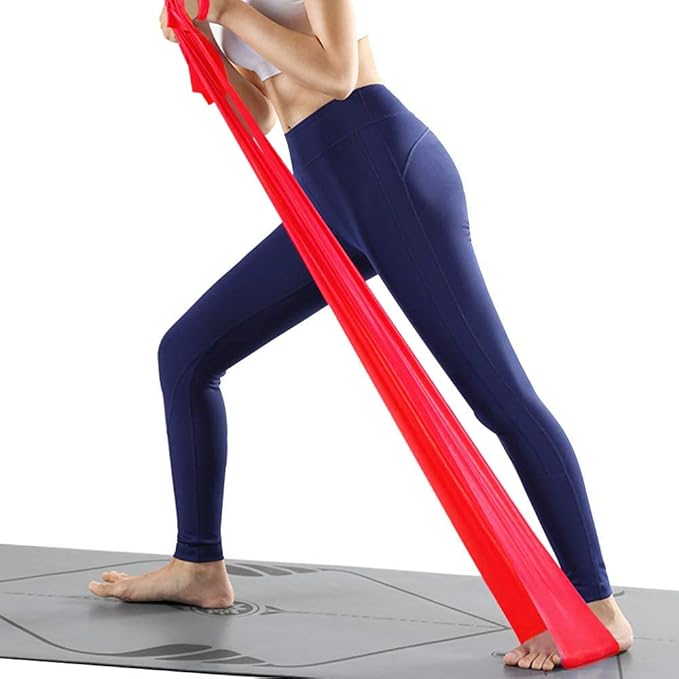 Resistance Bands, Elastic Exercise Bands for Working Out, Physical Therapy, Recovery, Yoga, Pilates, Strength Training