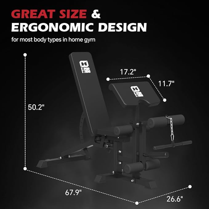 Commercial SmithMachine with Smith Bar, Home Gym Station with Dual Weight Stacks, 4000LBS Power Cage Squat Rack with Lever Arm, Leg Press, LAT Pull Down, Cable Crossover Machine for Full Body Training