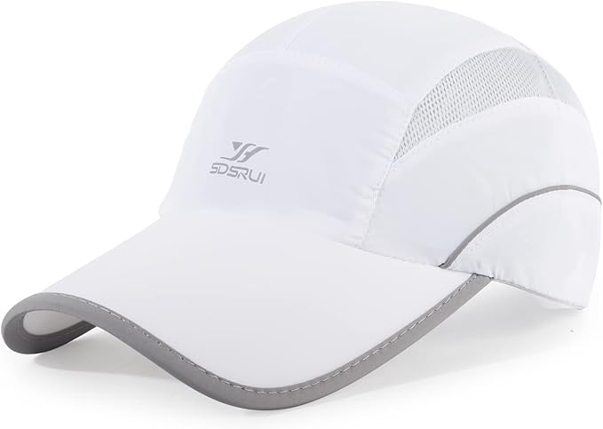 Running Hat Mesh Sports Cap Lightweight Quick Drying Runner Cap for Men Women