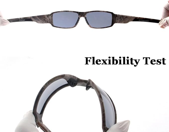 Polarized Outdoor Sports Sunglasses Tr90 Camo Frame for Men Women Driving Fishing Hunting Reduce Glare