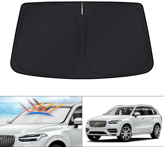 KUST Windshield Sun Shade for 2016-2025 2026 Volvo XC90 Accessories Sunshade Window Sun Visor Protector Foldable Blocks UV Rays Keep Your Car Cooler