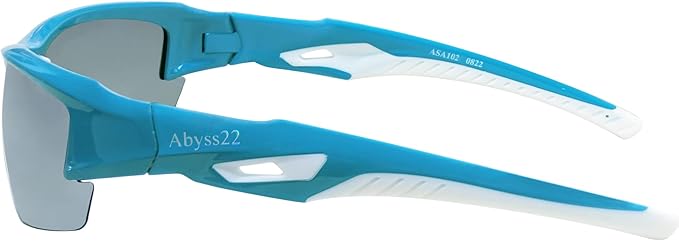 Sports Sunglasses for Men and Women, Adjustable Nose Pads, TR90 Frame, UV Protection, for Golfing, Running, Cycling