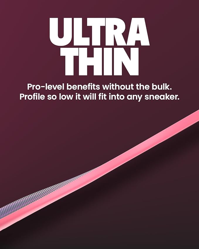 MOVE Baseline - All-Purpose Insoles - Sock Liner - Ultra Thin Shock Absorption - Maximum Freedom of Movement and Energy Return for Cleats, Shoes, Running, Basketball, Baseball (M13-13.5/WM14.5-15)