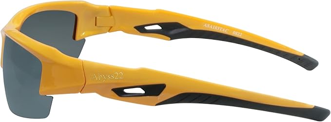 Polarized Sports Sunglasses for Men Women, Adjustable Nose Pads, TR90 Frame, for Golfing, Running, Finishing, Cycling