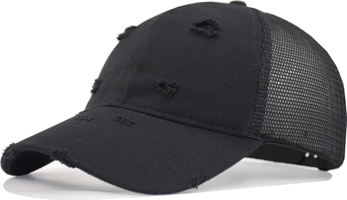 Comfy Vintage Trucker Baseball Hat- M/L/XL/XXL Women Men Unstructured Washed Dad Cap | Snapback | Soft Crown | Soft Mesh