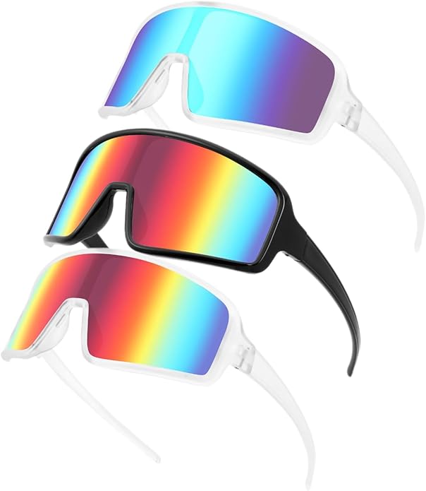 Karsaer Vision Sports Sunglasses Cycling Glasses Baseball Softball Sunglasses Unisex for Adult Youth Kids Boys Girls 8-16