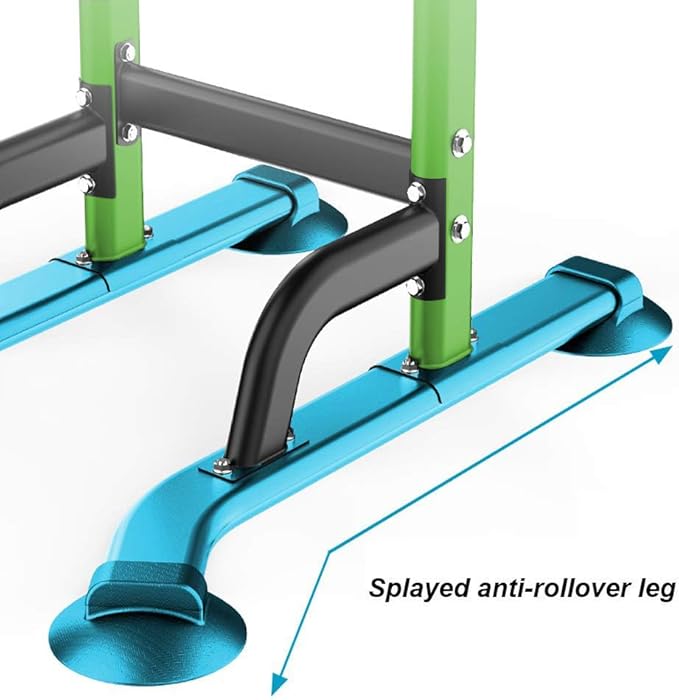 SogesHome Power Tower Pull Up Bar and Dip Station Adjustable Height Dip Stand Multi-Functional Strength Training Fitness Workout Station