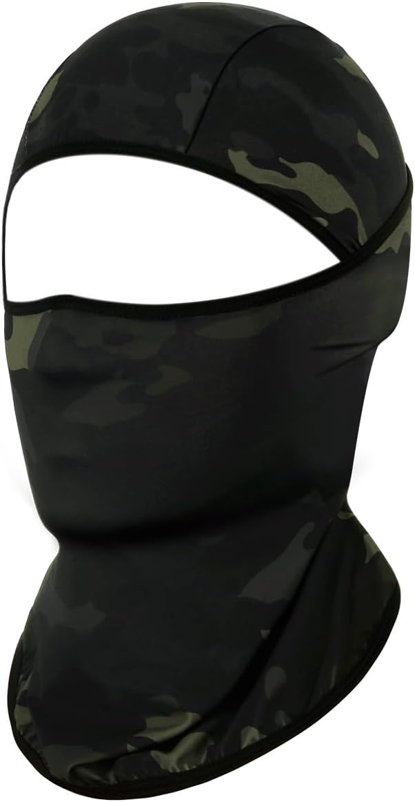 Achiou Balaclava Face Mask, Ski Mask for Men Women Football, Lightweight Sheisty, Ninja Shiesty Sun Hood UV Protector Cycling