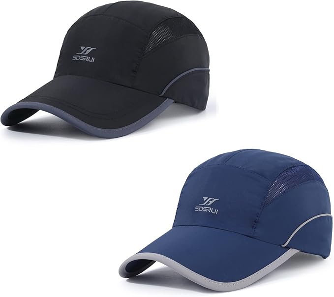 Running Hat Mesh Sports Cap Lightweight Quick Drying Runner Cap for Men Women