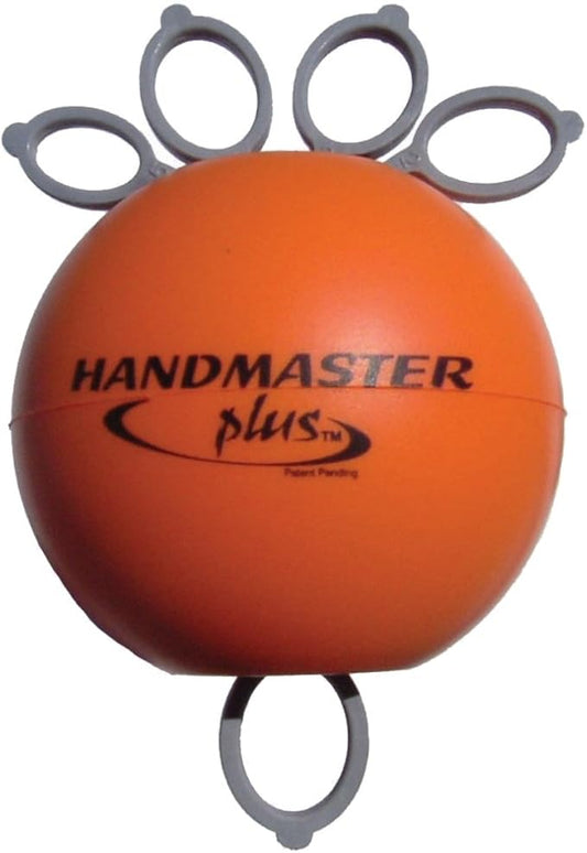 Physical Therapy Hand Exerciser - Forearm Exerciser with Stress Relief Ball - Hand Therapy Balls for Exercise, Training - Finger Exerciser & Strengthener - Firm Tension, Orange