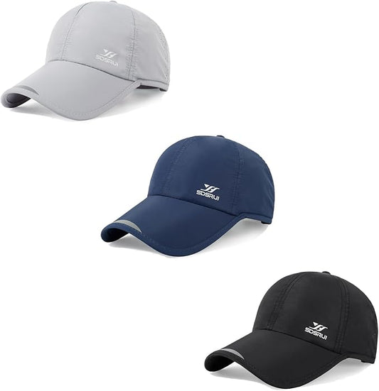 Running Hat Outdoor Sun Protection Hat Mesh Quick Dry Hat Thin Cool Baseball Cap for Women and Men