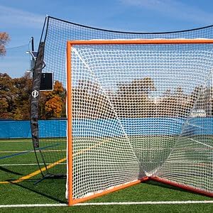 Velocity - Lacrosse Goal - Portable Steel Frame with Black Net, Perfect for Youth and Adult Training, Backyard Design
