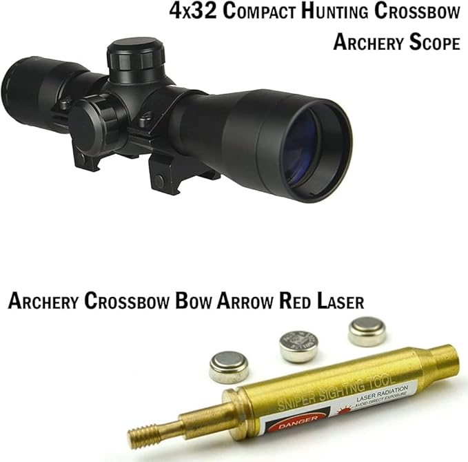 GOTICAL Archery Crossbow Bow Arrow Red Laser Sighting Tool Boresighter Bore Sight