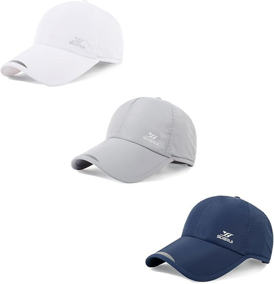 Running Hat Outdoor Sun Protection Hat Mesh Quick Dry Hat Thin Cool Baseball Cap for Women and Men