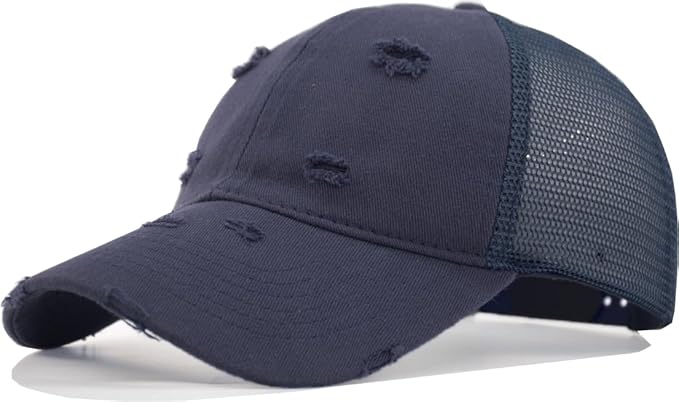 Comfy Vintage Trucker Baseball Hat- M/L/XL/XXL Women Men Unstructured Washed Dad Cap | Snapback | Soft Crown | Soft Mesh