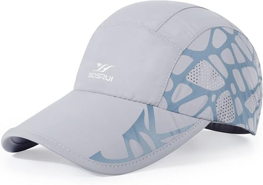 Running Hat Outdoor Sun Protection Hat Mesh Quick Dry Hat Thin Cool Baseball Cap for Women and Men