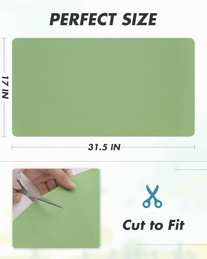 AMOAMI Coffee Mat - Hide Stain Rubber Backed Absorbent Dish Drying Mat for Kitchen Counter - Fits Under Coffee Maker or Machine