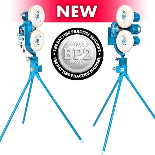 Jugs BP2 Baseball Pitching Machine—The Coach’s Pitching Machine—The BP2 is Designed specifically to Simplify Your Batting Practice. with 6 Pre-Set Pitch Positions The BP2 Takes The Guesswork Out!