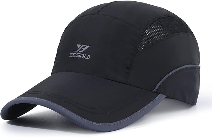 Running Hat Mesh Sports Cap Lightweight Quick Drying Runner Cap for Men Women
