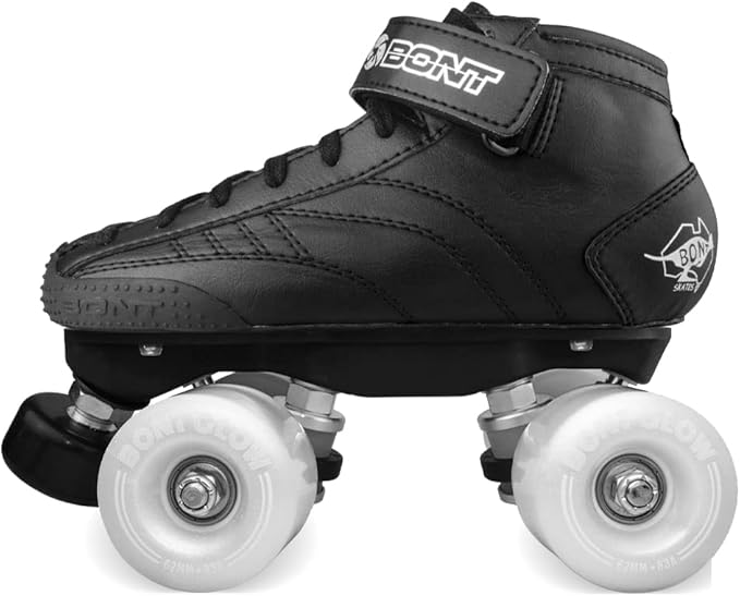 Bont Professional Roller Skate Prostar Kids Package with Glow Light Up Wheels