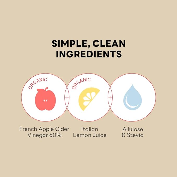 HANDIUM, Apple Cider Vinegar, Liquid Concentrate Stick, Better Taste ACV, No Sugar Added, Low Calorie, Easy to Mix (0.54 Fl Oz, Pack of 15)