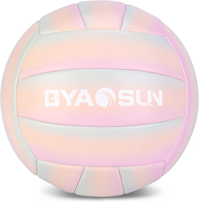 Soft Official Volleyball for Indoor Outdoor Beach, Size 5 Training Volleyball for Beginner Teenager Adult…
