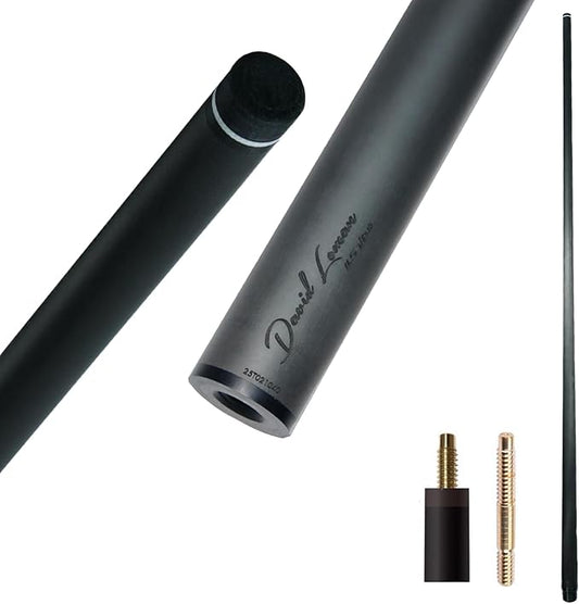 29.13" /Radial Wavy 3/8-10 3/8-11 3/8-14 Uni-Loc 5/16-18 Carbon Pool Cue Single Shaft, Low Deflection Technology, Ultra-Smooth, pro Taper, Easy to Control