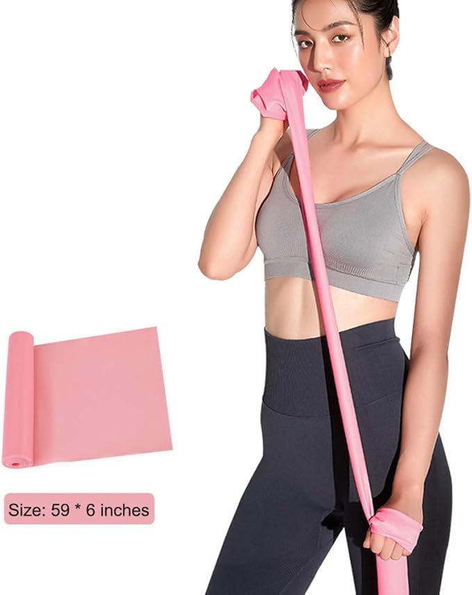 Resistance Bands, Elastic Exercise Bands for Working Out, Physical Therapy, Recovery, Yoga, Pilates, Strength Training