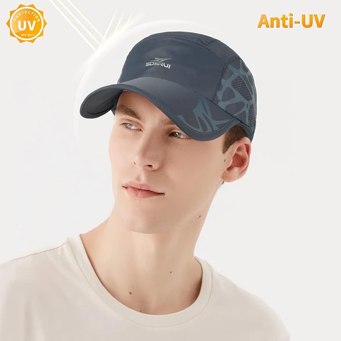 Running Hat Outdoor Sun Protection Hat Mesh Quick Dry Hat Thin Cool Baseball Cap for Women and Men
