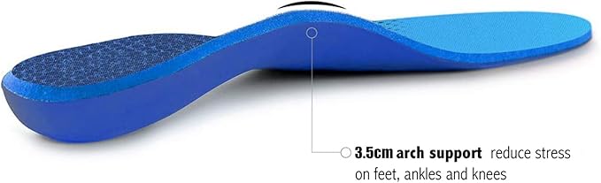 Plantar Fasciitis Feet Insoles Arch Supports Orthotics Inserts Relieve Flat Feet, High Arch (Mens 15-15 1/2)
