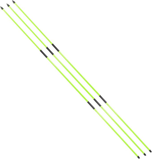 Golf Alignment Sticks - Golf Sticks Alignment Aid Golf Alignment Rods for Aiming, Putting, Full Swing Trainer, Posture Corrector Golf Training aid with Clear Tube Case