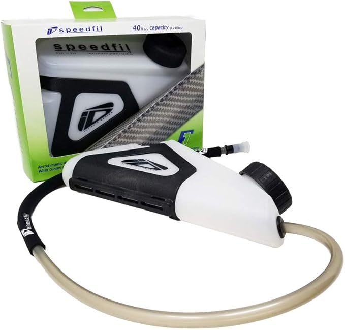 Speedfil F1 Bicycle Water Bottle, Hands-Free Frame Mounted Hydration System with Refill Port