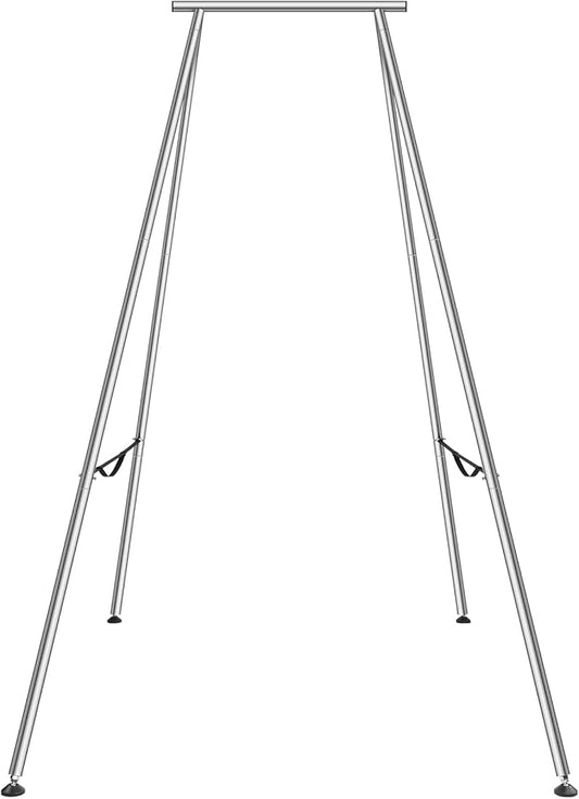 VEVOR Aerial Yoga Frame, 9.67 ft Height Swing Stand, Max 551.15 lbs Load Chrome-Plated Steel Pipe Inversion Yoga Rig for Indoor Outdoor Use