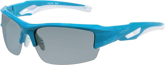 Sports Sunglasses for Men and Women, Adjustable Nose Pads, TR90 Frame, UV Protection, for Golfing, Running, Cycling