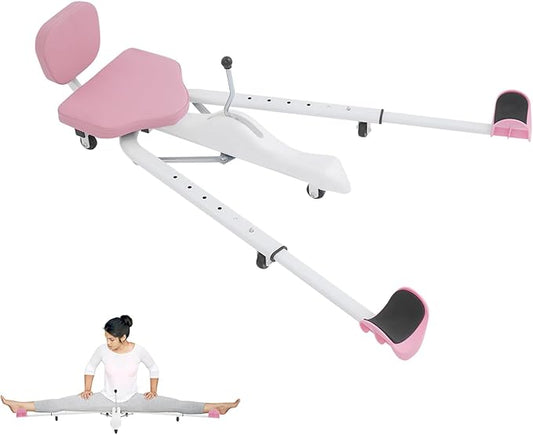 YIYIBYUS Leg Stretcher, 330LBS Splits Machine for Flexibility Kids Adults, Heavy Duty Steel Frame Leg Stretching Training Machine for Home Gym