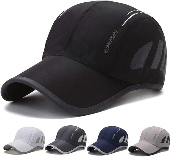 CLAPE Outdoor Sun Visor Hats Lightweight Waterproof Breathable Sports Hat UPF50+ Ultra Thin Cooling Baseball Hats