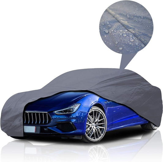 Supreme Full Car Cover – Semi Custom Fit for Full-Size Cars | Dustproof, Windproof, UV Protection, Breathable & Durable All-Weather Protection | Fits Volkswagen Scirocco 1974-1981 Coupe