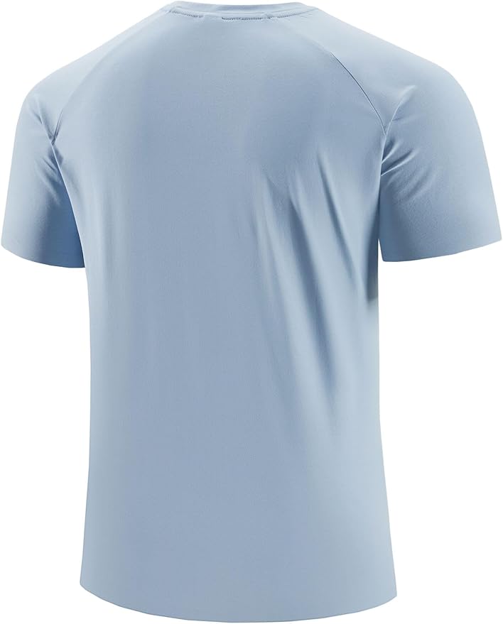 Moisture Wicking Quick Dry Soft Pickleball Workout Hiking Camping Running Shirts for Men Outdoor Sports