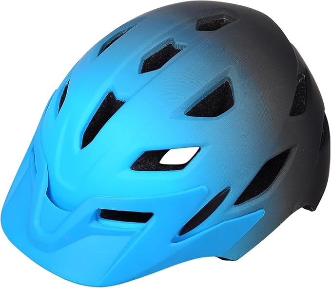 Kids Bike Helmet,Bavilk Kids Boys Girls Bike Helmets with LED Light Detachable Visor Children Youth Teen Multi-Sport for Skating Cycling Scooter Skateboard Adjustable & Lightweight 19.7"-22.4"