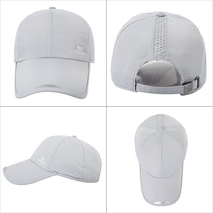 Running Hat Outdoor Sun Protection Hat Mesh Quick Dry Hat Thin Cool Baseball Cap for Women and Men
