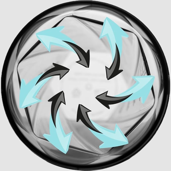 HELIMIX 1.5 Vortex Blender Shaker Bottle Holds Upto 20oz | No Blending Ball or Whisk | USA Made | Portable Pre Workout Whey Protein Drink Shaker Cup | Mixes Cocktails Smoothies Shakes | Top Rack Safe