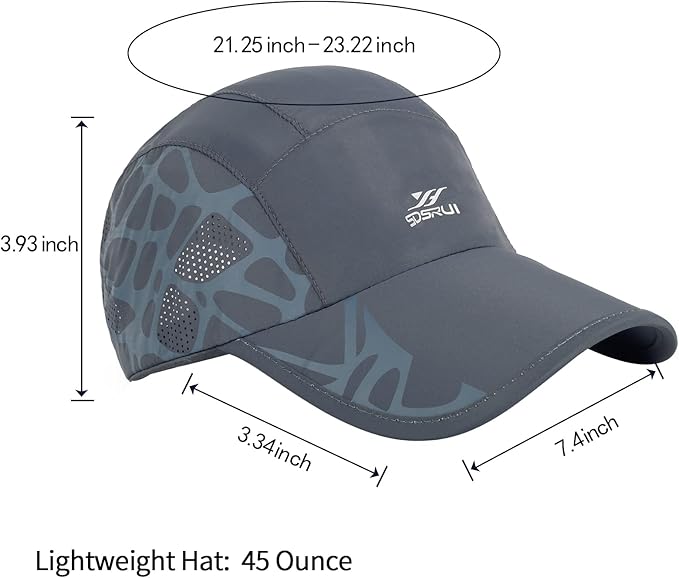 Running Hat Outdoor Sun Protection Hat Mesh Quick Dry Hat Thin Cool Baseball Cap for Women and Men