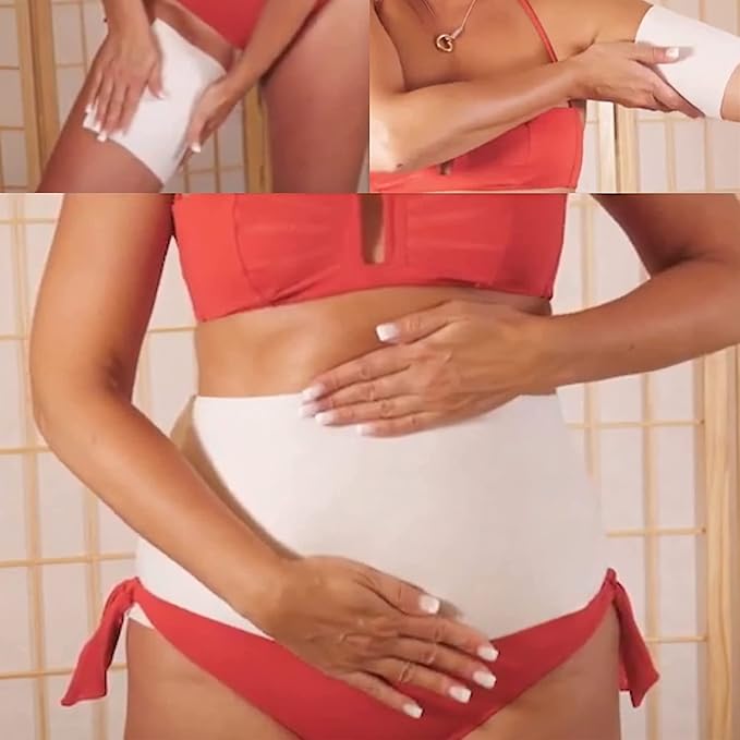 Ultimate Lipo Body Wrap With Guarana, Green Tea, and Seaweed Wraps Works for Stomach Belly Legs Arms Abdomen Skin Elasticity and Resiliency. (8 Wraps)