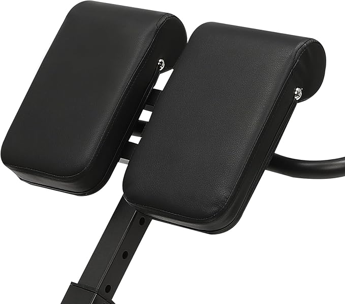 Multi-functional Bench Adjustable Design, Hyper Back Extension Roman Chair with Foldable Storage Design, Ab Sit up Bench for Slimming, Fat-Burning, Strength Training