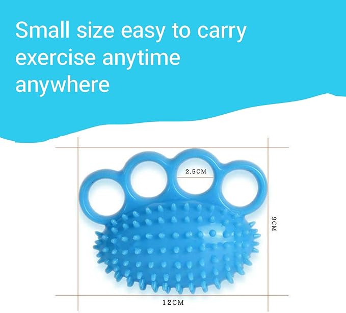 Hand Exercise Grip Ball - Grip Strengthener, Improve Hand Flexibility, Finger Rehabilitation Tool, Portable Resistance Trainer for Adults