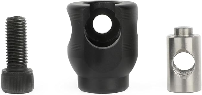 AMEYXGS Archery Bow Stabilizer for Compound Bow, 3K Carbon Fiber 6", 8", 10", 12" 15" Rods, Damping System, Weights Kit, Single Side V-Bar Mount,Quick Disconnect