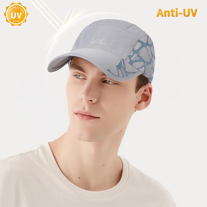 Running Hat Outdoor Sun Protection Hat Mesh Quick Dry Hat Thin Cool Baseball Cap for Women and Men