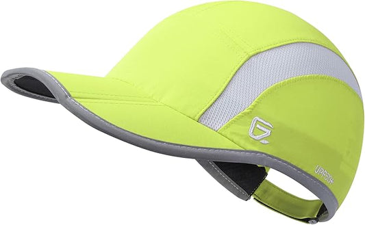 GADIEMKENSD Reflective Folding Outdoor Hat Unstructured Design UPF 50+ Sun Protection Sport Hats for Womens and Mens